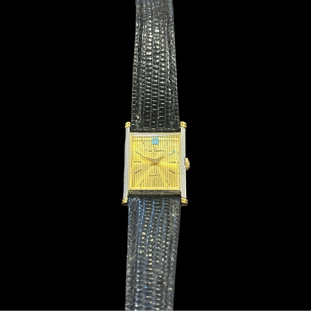 Vintage Pierre Cardin Quartz Watch With Leather Band